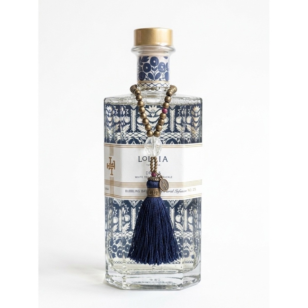 Lollia Dream No. 25 Perfumed Luxury Bubble Bath White Tea Honeysuckle 24 oz